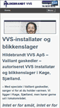 Mobile Screenshot of hildebrandt-vvs.dk